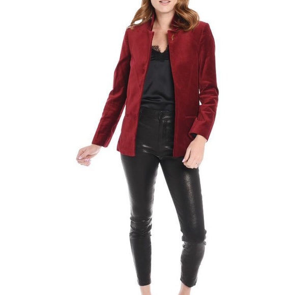 ZADIG & VOLTAIRE VOLLY VELOURS BLAZER - Picture 4 of 8